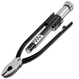 Lanties 9 Inch Reversible Safety Wire Twister Pliers Left and Right Twists Aircraft Wire Twisting Tool Automatic Metal Lock Twister for Aircraft Auto Industry