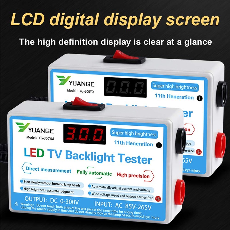 LED TV Backlight Tester, 0-300V Adaptive Voltage Multipurpose Backlight Tester,