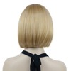 Lydell 8" Short Bob Hair Flat Bangs Cute Central Dot