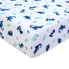 JISEN 3 Piece Crib Bedding Set Crib Quilt Crib Sheet