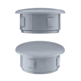 Cover plugs, blanking plugs, plastic cap., grey, plug for fixing holes