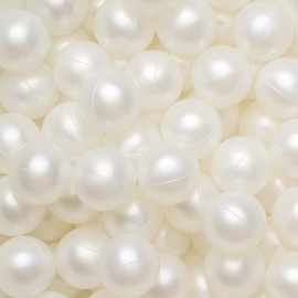 TRENDPLAY - 50 bolas negras de plástico para pozos de bolas, ideales para gatear bolas y piscinas, despierta la imaginación de tu bebé, color negro