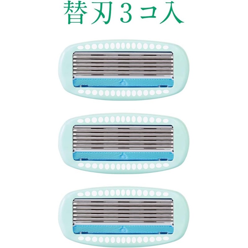 Schick HydroSilk Sensitive Skin Replacement Blades (Pack of 3) Razor