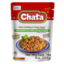 Chata Mexican Pork Crackling in Salsa Verde, 8 oz