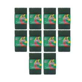 Esponja para Cocina con Fibra Abrasiva, Doble Cara Lavavajillas, Pack 10 Piezas