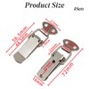 4 Pcs Stainless Steel Tension Clasp with Screws, 56mm Lever