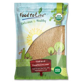 Food to Live Organic Amaranth Grain, 10 Pounds - Non-GMO, 100% Whole Grain, Kosher, Vegan, Bulk Seeds