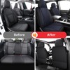 MIROZO Front Silverado Seat Covers, 2PCS Truck Seat Cover Waterproof