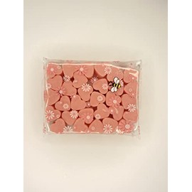 Luxury Strong Scented Blizz Unmissables 30 Mini Heart wax melts with ecosoy and natural micas