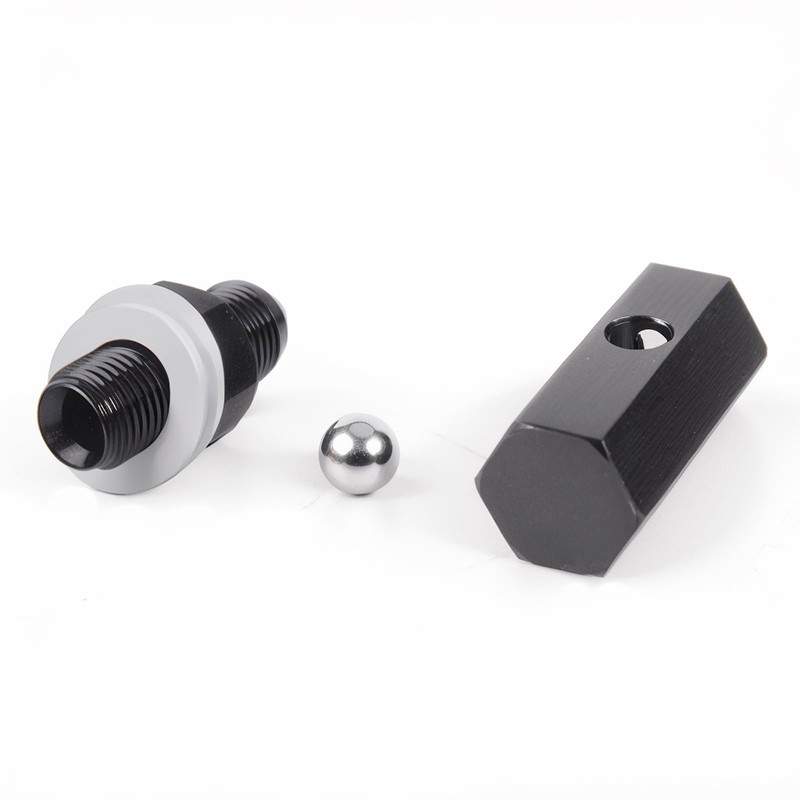 6AN Male Fuel Cell Tank Rollover Vent Valve Aluminum Fuel