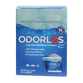 Valterra Odorlos V77020 Holding Tank Treatment (Quick Dissolving Packets, 10 Treatments),1 Pack