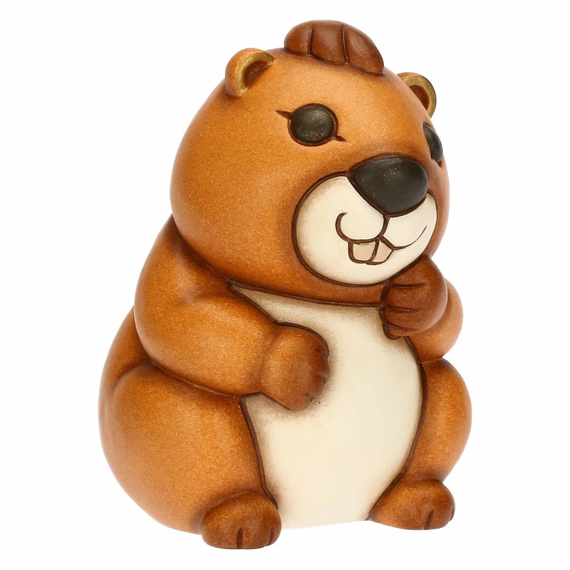 THUN, Marty Ceramic Marmot Collection Hugs Collectible Christmas Gift Idea