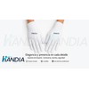 Handia - Guantes Blancos para militar, escolta, cadete, mesero, guante