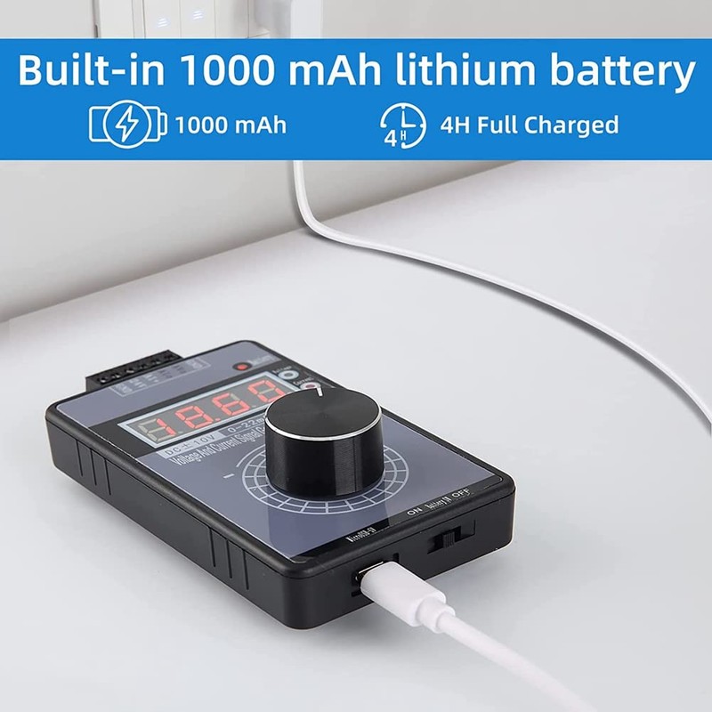 0/4-20MA DC 0-10V Signal Generator,Analog Generator with 4-Digit LCD Display,Accuracy