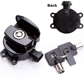 Ignition Switch for 11-17 Harley-Davidson Dyna Softail Fat Bob Road King 71517-11 (Black)