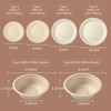 50PCS Disposable 9 Inch Plates Disposable Compostable Paper Tableware Set