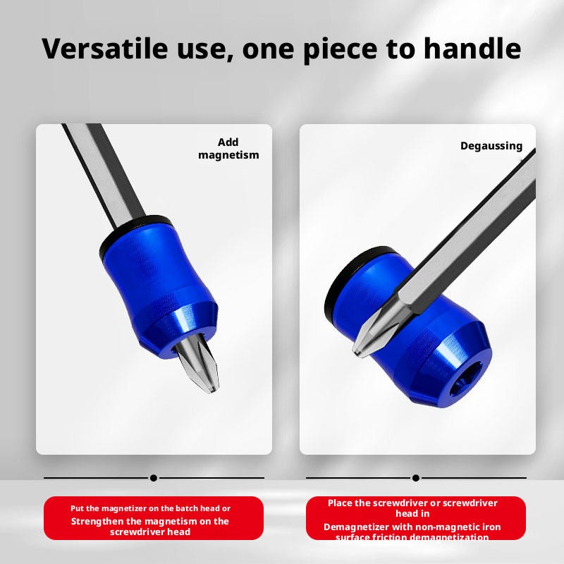 Magnetic Screwdriver Bit Ring for Drill Bits, Strong Magnetizer Sleeve