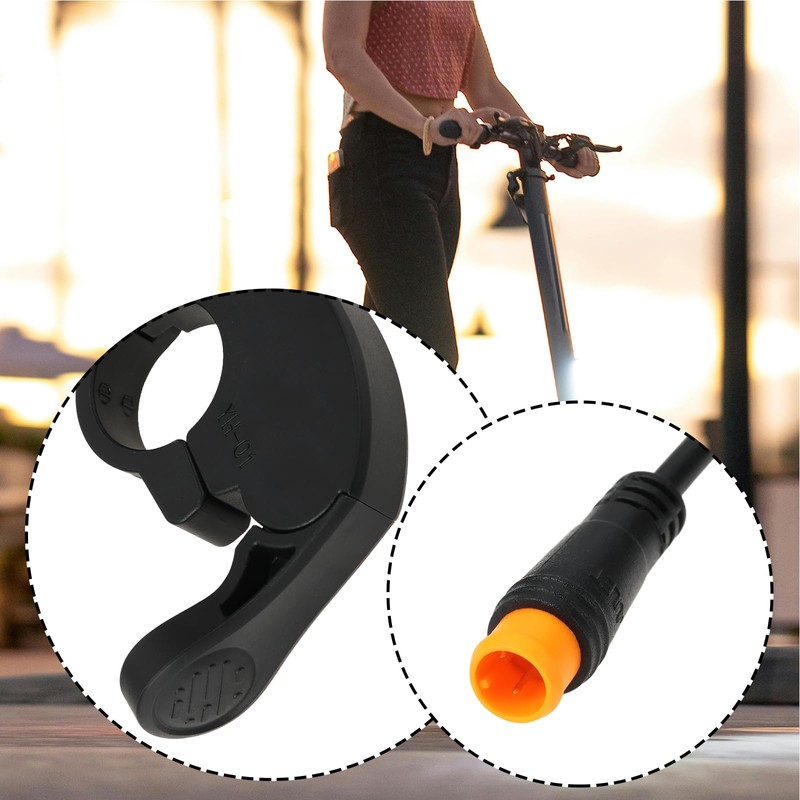 LT Easiyl Electric Bike Thumb Throttle Plug Waterproof 12V-72V YH-01