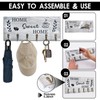 AHYS Key Holder Wall Mount Rustic Home Sweet Home Sign