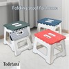 Todetana Adult Folding Step Stool, Foldable Stool with 300 lbs,