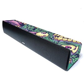 MightySkins Compatible with Zvox Accuvoice TV Speaker Model AV155 - Eyes and Teeth | Protective, Durable, and Unique Vinyl Decal Wrap Cover | Easy to Apply, Remove, and Change Styles | Made In The USA