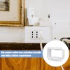 2pcs BE3-2 Electrical Outlet Box Extenders, (3-Gang) Electrical Outlet Extension