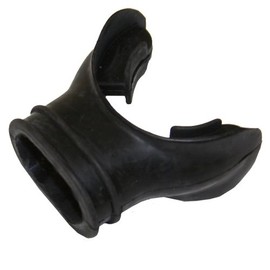 JCS Silicone Regulator Mouthpiece – Universal Fit, Durable & Comfortable – Available in 6 Colors – Premium Silicone for Scuba Diving, Black