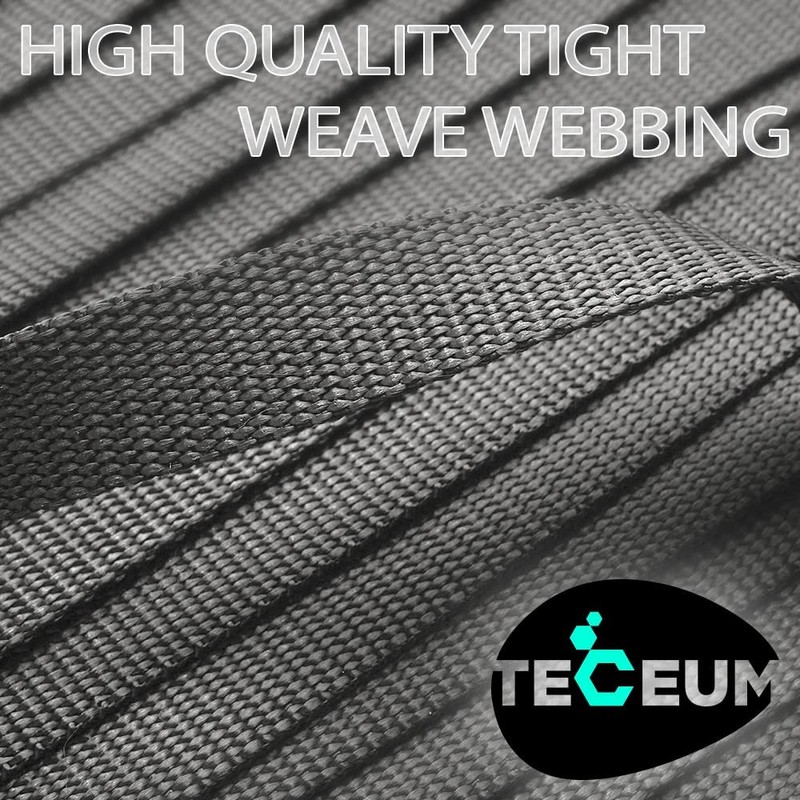 TECEUM 1.5 Inch Webbing – Charcoal – 10 Yards –