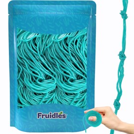 Fruidles Licorice Laces, Licorice Rope Gummies Candy for Parties, Birthdays, Events, and More (2 Pounds) - Blue Raspberry