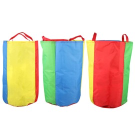 BESPORTBLE Bouncy Bags Colourful Sack Bouncing Outdoor Play Set for Parties Sports Festivals Nursery Beach Garden Games Pack of 3