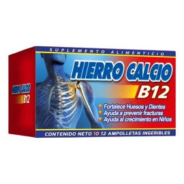 Hierro Calcio B12 Suplementó Alimenticio 12 Micro Dosis