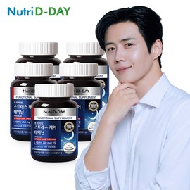 NutriDDay Stress Care Theanine 30 tablets x 5 packs, total 5-month supply / 뉴트리디데이 스트레스 케어 테아닌 30정 x 5개 총 5개월분