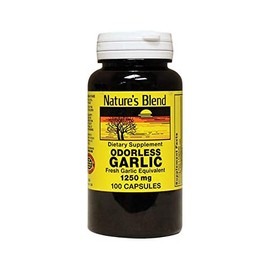 Nature's Blend Odorless Garlic 1,250 mg 100 Caps