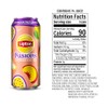 Lipton Fusions, Peach Passion Fruit Lemonade Iced Tea, 16 Fl