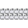 8 oz Mason Jars with 1 piece lids (12-Count) Food-Grade Safe, Versatile