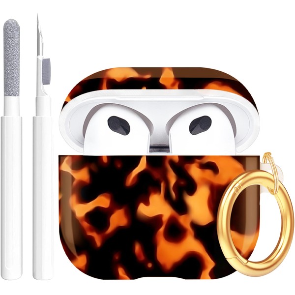 Case for Airpods 3rd Generation - Wonjury Tortoise Protective Hard