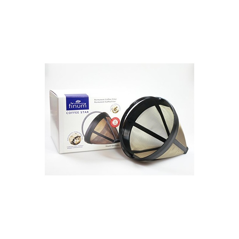 Finum Reusable and Sustainable Coffee Filter with Stainless Steel Infusing