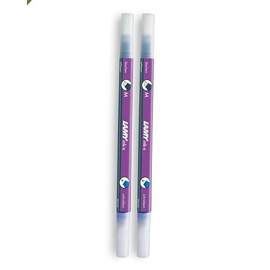 LAMY ink-x Set of 2 Velvet Ink Erasers Plastic with Eraser Tip and Correction Tip Medium - Only for Erasing Royal Blue Ink