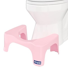 Squatty Potty The Original Bathroom Toilet Stool Curve Lightweight with Sleek and Modern Design, Pink, 7" new