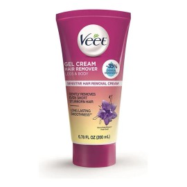 Crema En Gel Depilatoria Veet, De Acción Rápida, Fórmula Sen