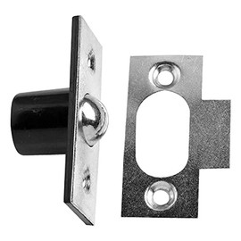 Merriway BH03030 Bales Tubular Ball Cupboard Cabinet Door Catch, 16mm (5/8 inch) - Nickel Plated Plates
