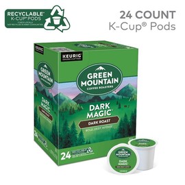Green Mountain Coffee Dark Magic Dark Roast Coffee Pods -24ct
