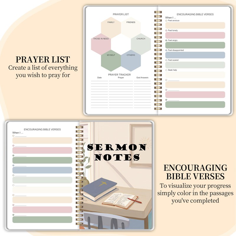 Bible Study Journal - Church Notes Journal - Soap Bible