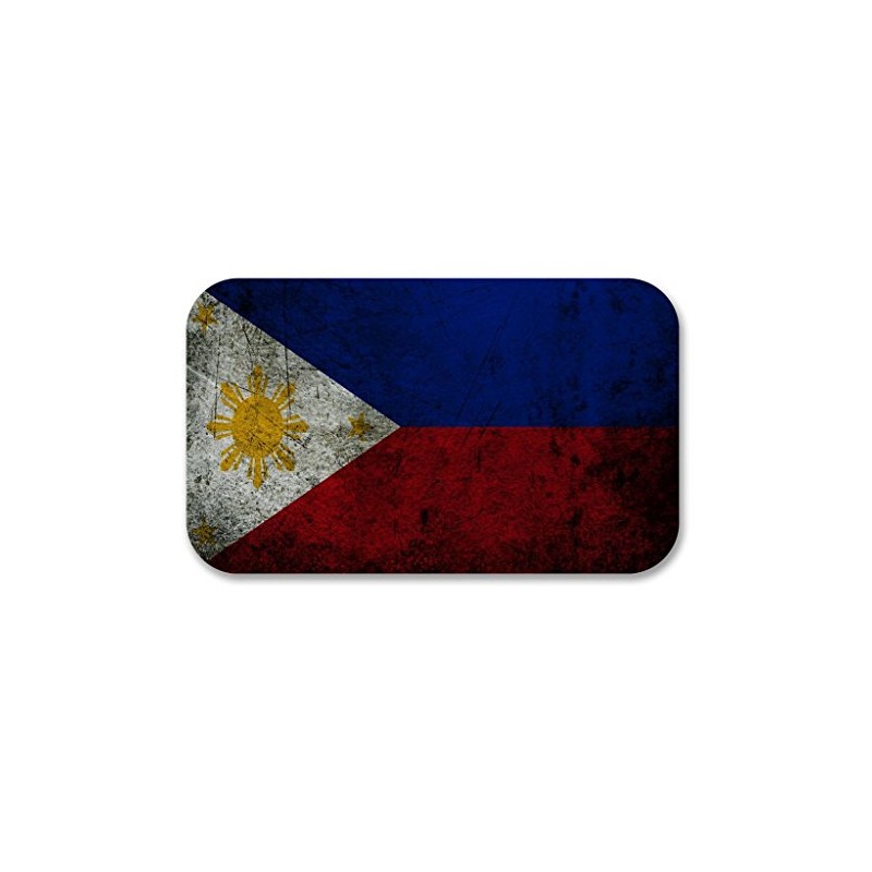 2 x 10cm/100mm Philippines Flag Window Cling Sticker Car Van
