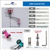 HEIGHTEN 2.2 inches (56 mm) Reel Handle 1.3 inches (32