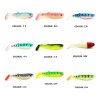 5 Anzuelos T-tail Wobbler Gusano Minnow Cebo Bass Biomimétic