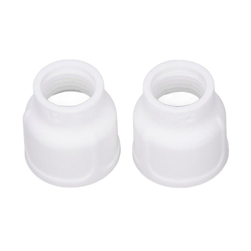 2Pcs Tig Welding Cups White Ceramic Welding Torch Cup Ceramic