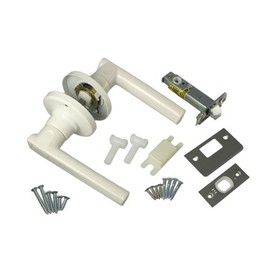 Daytime Edison Replacement Lever Handle Empty Lock np222 – O – W White