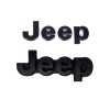 Mopar 2014-2022 Jeep Grand Cherokee Black Replacement Nameplate Emblem Set