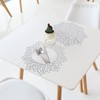 Neween Round Placemats Set of 4, 38 cm Washable Heat